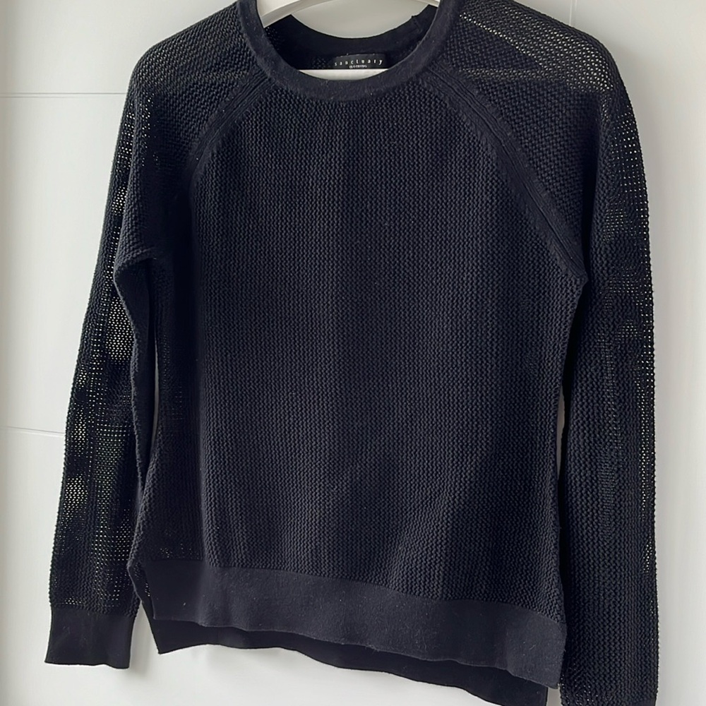 Sanctuary open knit sweater